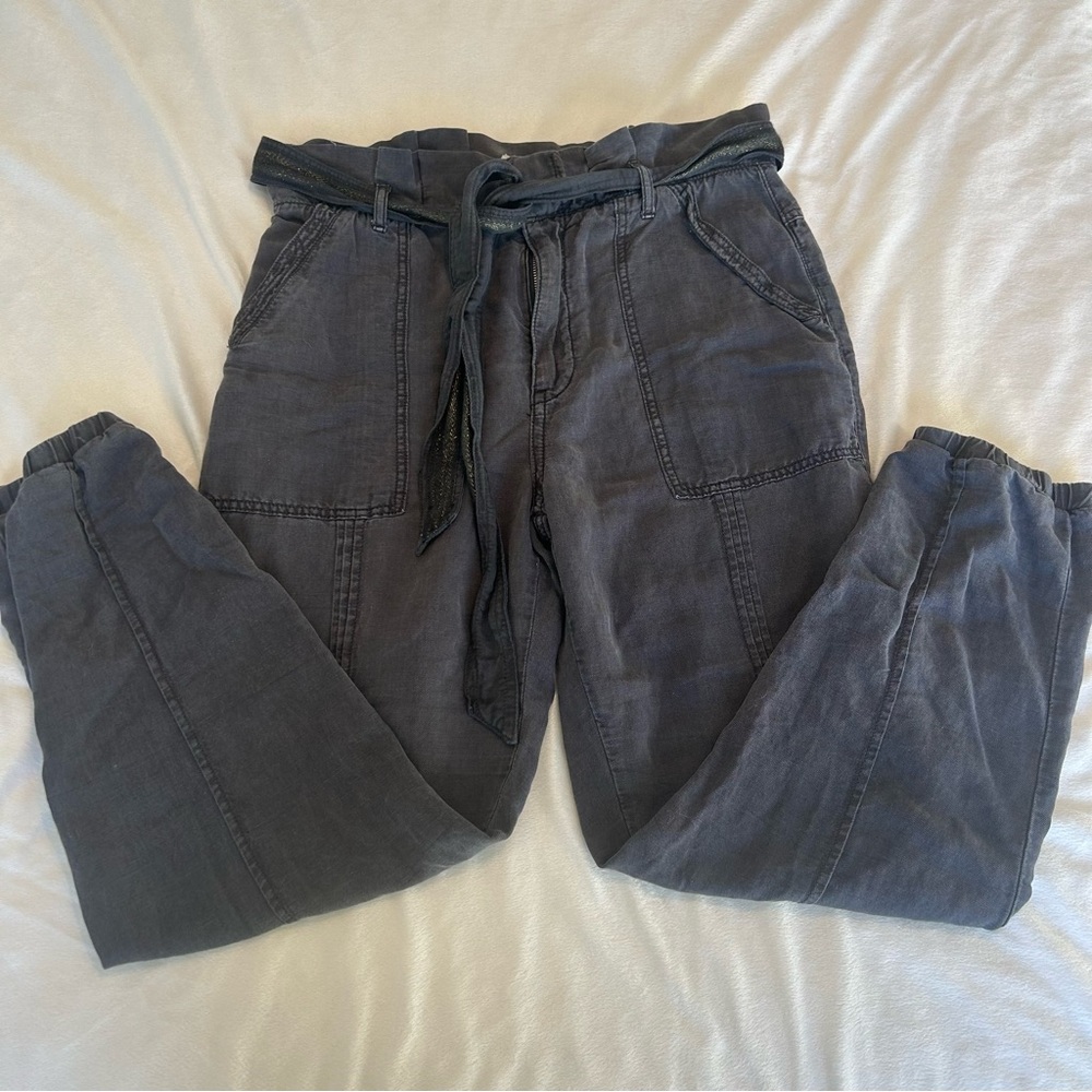 Anthropologie Tapered Utility Joggers Size 6